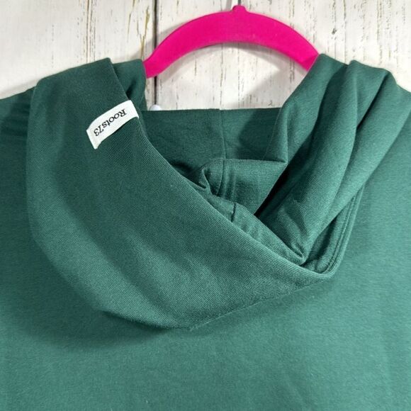 Roots73 Rome Records Graphic Hoodie Green Unisex Size L Retro Streetwear - Picture 13 of 15